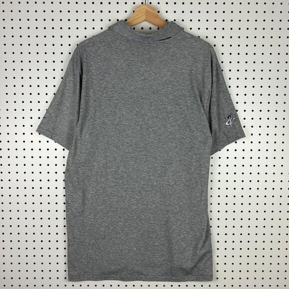 Nike 1 Cent Memphis Tigers Polo Shirt Large Gray Dri Fit Sideline Coach Hardaway - Picture 4 of 6